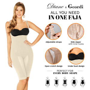 Open Bust Full Body Faja with Firm Tummy Control 2393