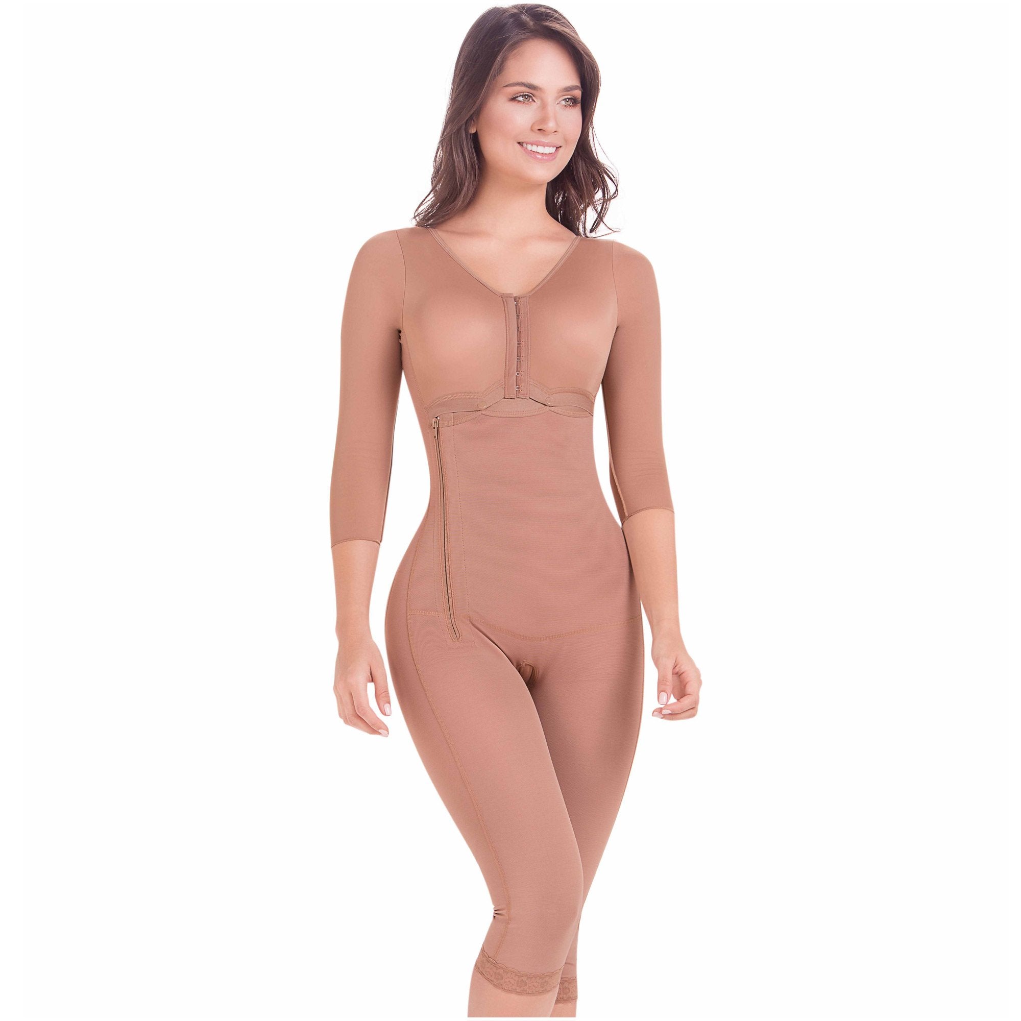 Postoperative Full Faja with Sleeves 9292 - Nicky's Fajas