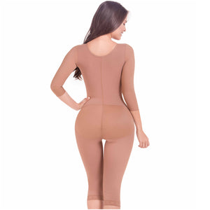 Postoperative Full Faja with Sleeves 9292 - Nicky's Fajas