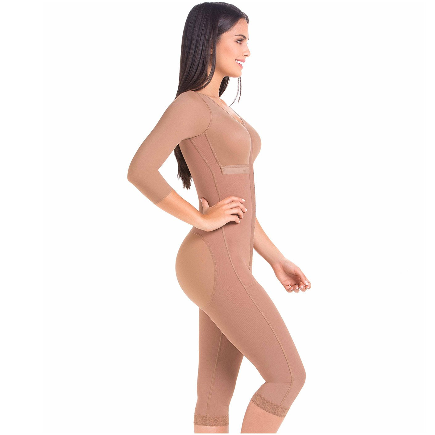 Full Body Shapewear with Sleeves Post surgery 9562