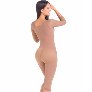 Full Body Shapewear with Sleeves Post surgery 9562