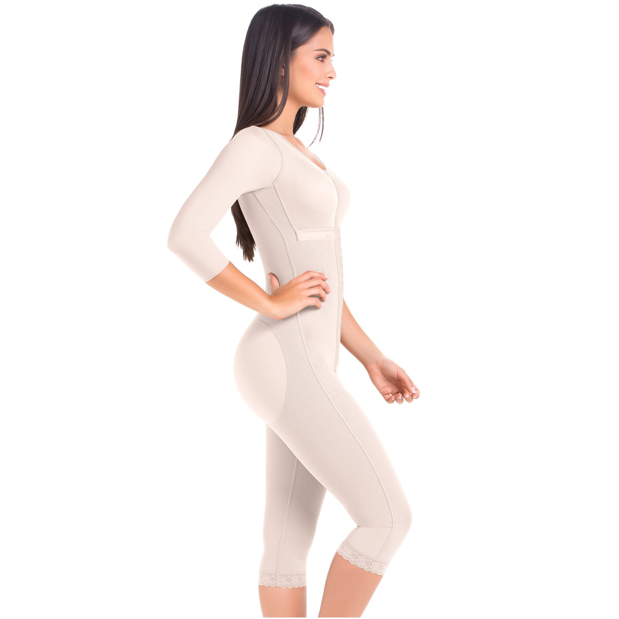 Full Body Shapewear with Sleeves Post surgery 9562