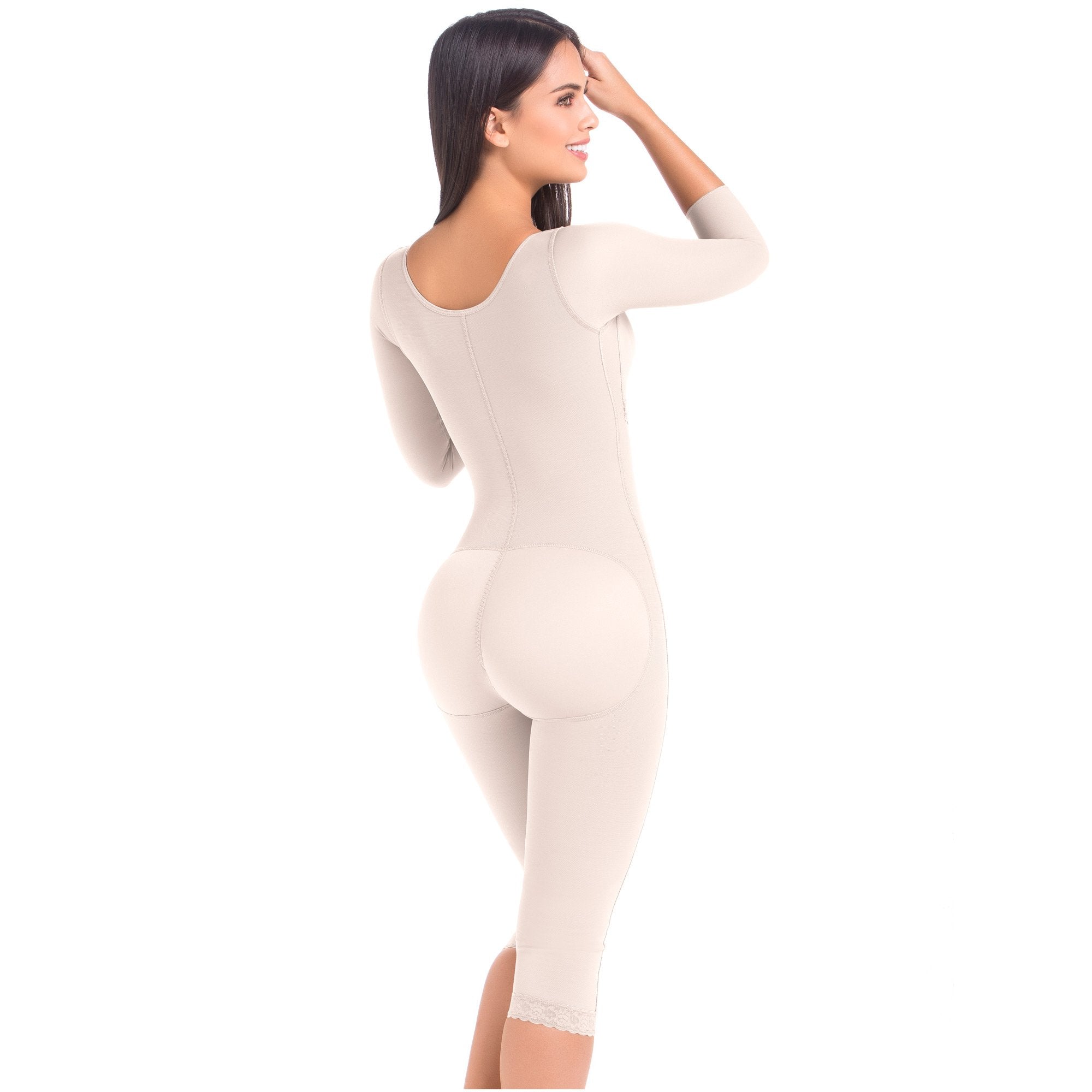 Full Body Shapewear with Sleeves Post surgery 9562