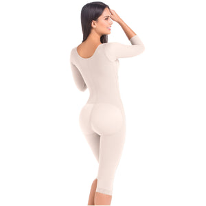 Full Body Shapewear with Sleeves Post surgery 9562