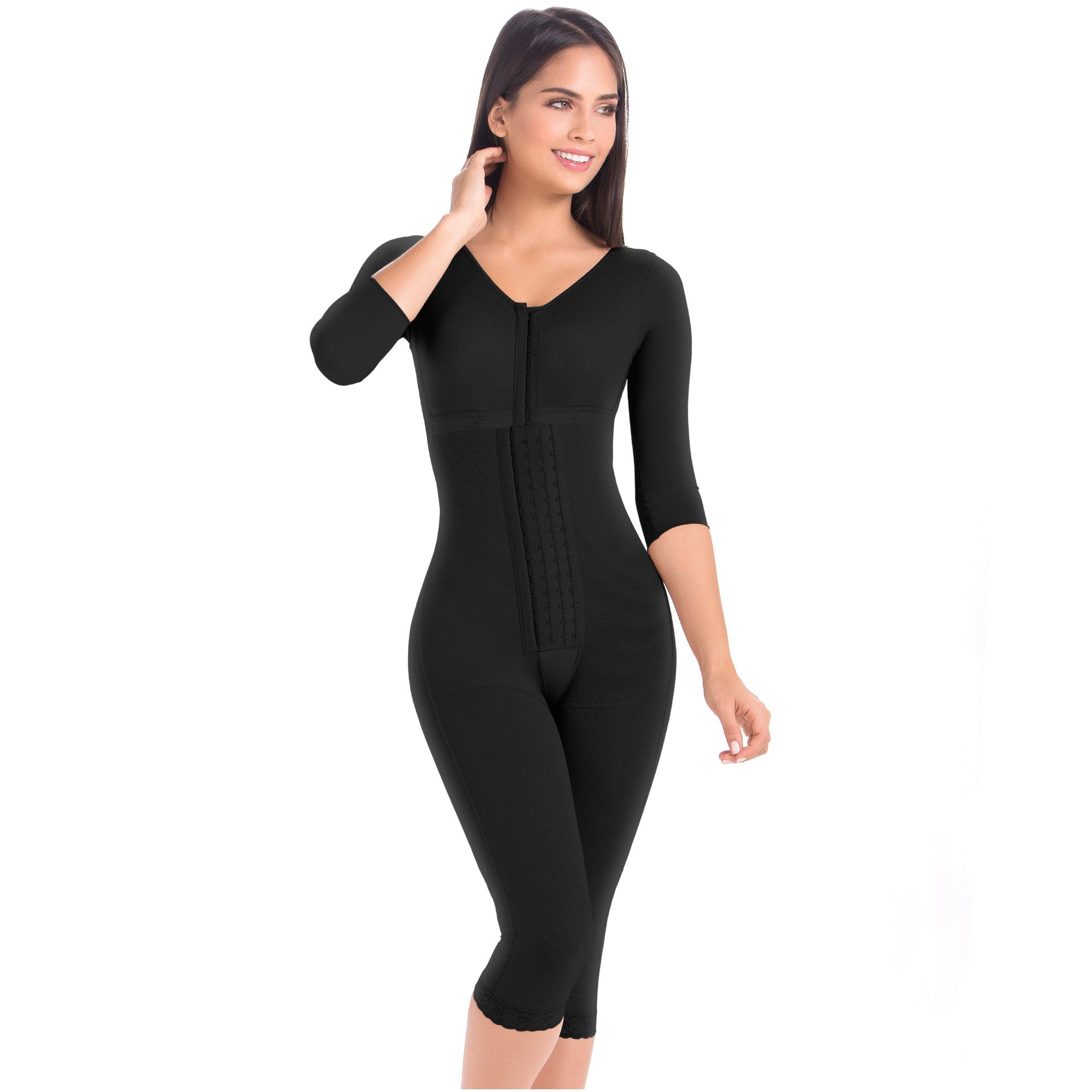 Full Body Shapewear with Sleeves Post surgery 9562