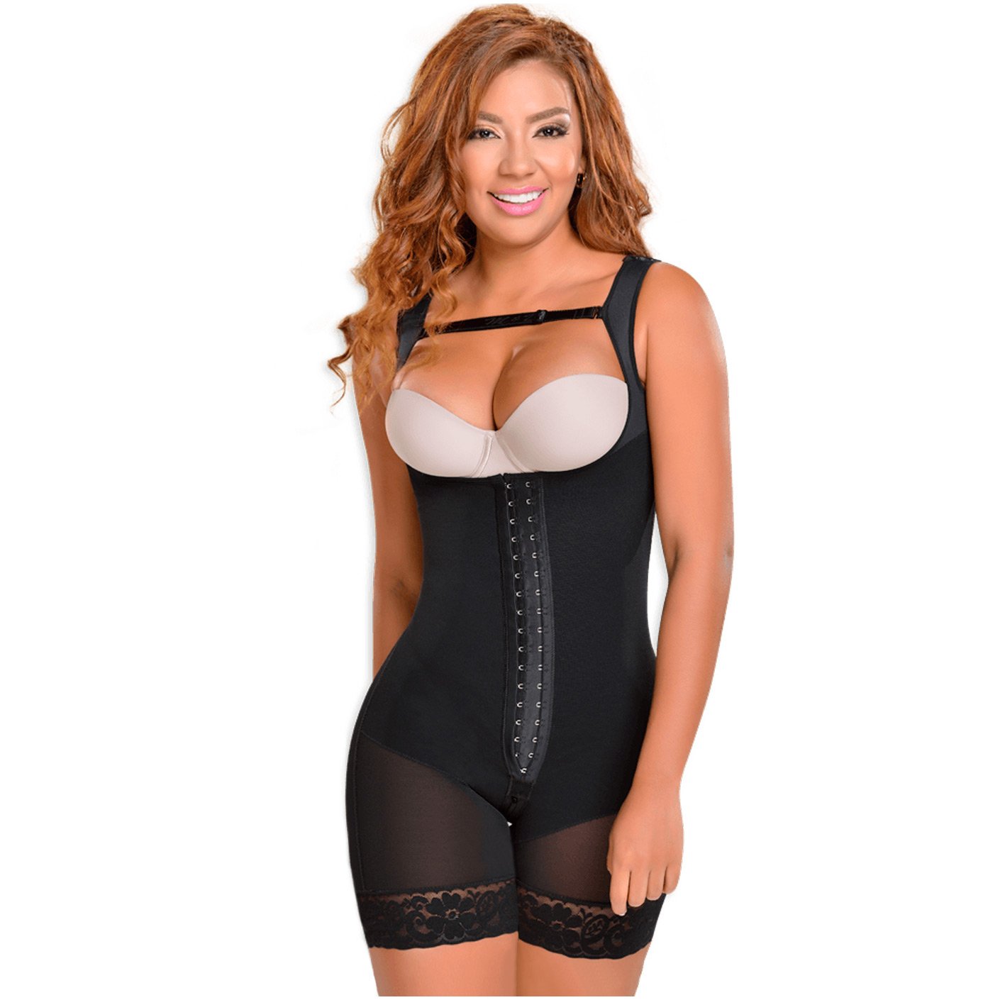 Fajas MYD 0065 Mid Thigh Bodysuit Shaper for Women / Powernet - Pal Negocio