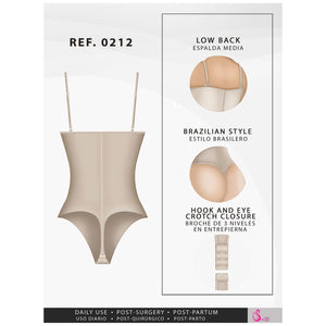 Strapless Thong Bodyshaper 212 Fajas Salome